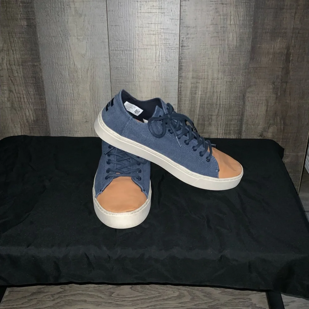 TOMS Men’s Low-Top Canvas/Leather Casual - Picture 5 of 10